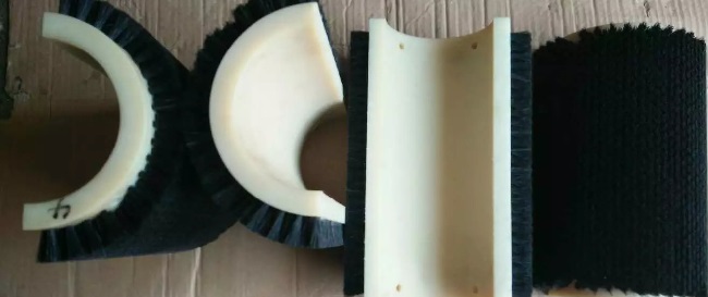 黑色尼龍刷絲對半毛刷樣品（pǐn）圖片